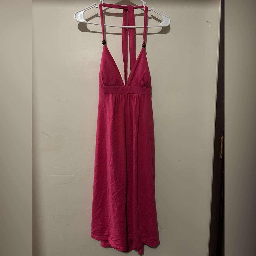 Pink halter dress by No Boundaries